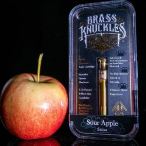 Sour Apple Brass Knuckles Cartridge